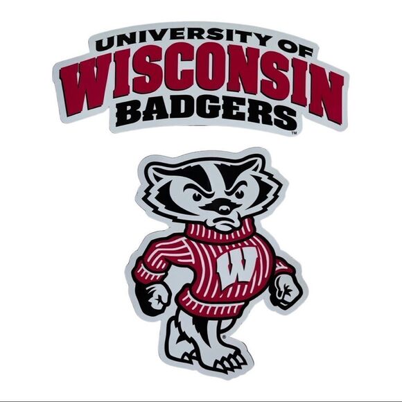 Wisconsin Badger 4 Pc Biggest Fan Kit • NWT - Picture 8 of 11